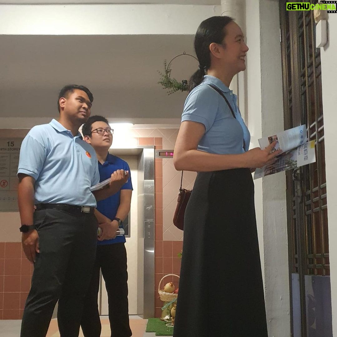 Nicole Seah Instagram - “What matters is not the size of the bacon you bring home, but the quality of the marinade!” Such were the words echoed by Bedok South resident Mr A, who regaled us with life stories and his invaluable experience. He told us about his ambitious climb from an employee to a business owner, and a significant life change that made him shift his perspective. It was a good reminder to strike a balance between eking out a living whilst still remembering that at the end of the day, it is the quality of the time we spend with loved ones that is important. To be present especially in the small things, even as we work towards bigger things. I am very fond of house visits for that reason - When residents open their hearts and minds to us, and we do so in turn, what happens at the end of the day is a simple and mutual exchange of human perspectives. At the end of the day, we have the same goals and dreams - To live well, happily and healthily, and to do right by the people around us. Blk 16 Bedok South market n hawker centre