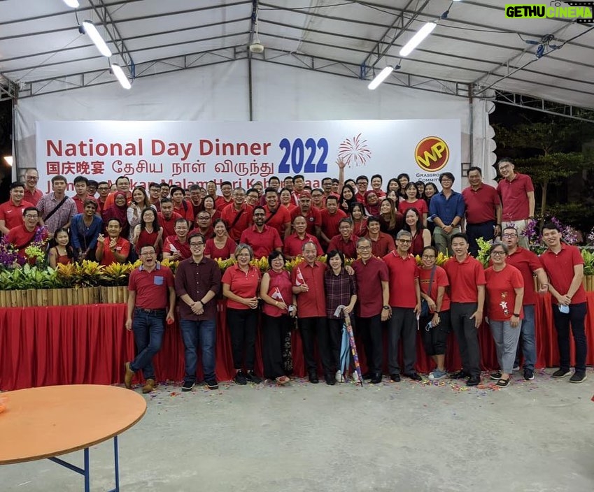 Nicole Seah Instagram - During the media doorstop at the Worker’s Party National Day dinner, I was asked to provide some updates on East Coast GRC. We have an ongoing slate of activities that includes HDB house visits, landed estate visits, market walkabouts, food distribution and community initiatives like free haircuts and BlueCycle. Since 2020, we have grown from strength to strength with more new volunteers coming from within East Coast as residents of the area. I believe that more of them, especially younger Singaporeans, want to see a stronger WP showing. In order to do that, the work would have started not only in 2025, but right after 2020’s polling day. These efforts fall on the backs of both young and older volunteers, many of whom helped to soften the ground as they tirelessly walked alongside NCMP @perera.leon back in 2015 until today. Areas in East Coast used to be cold and unwilling to engage, but the sheer number of active, persistent, and diligent volunteers amidst the lack of fanfare or benefits have helped us to pave the way for future elections. As @fooseckguan.sg rightfully pointed out in his own post, it is the unseen sacrifice, blood, sweat, tears, family/personal time on the backs of several volunteers who are truly our unsung heroes of the team. This similarly applies to the larger base of WP volunteers who painstakingly put this dinner together year after year, barring covid limitations. Months of planning goes on behind the setup of such a large scale event, from things such as ensuring that the tentage scaffolding is set up properly, to coordinating the sales of tickets, taking care of merchandise and even the manpower stacking chairs before and after the event. It takes a village and it is only with this selfless village that we are able to sustain our efforts and the impact made. Hougang, Singapore