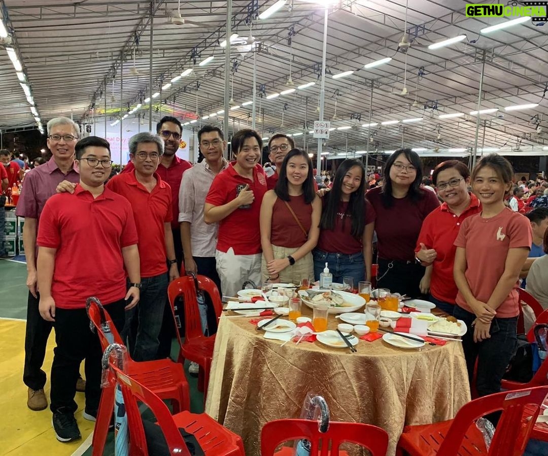 Nicole Seah Instagram - During the media doorstop at the Worker’s Party National Day dinner, I was asked to provide some updates on East Coast GRC. We have an ongoing slate of activities that includes HDB house visits, landed estate visits, market walkabouts, food distribution and community initiatives like free haircuts and BlueCycle. Since 2020, we have grown from strength to strength with more new volunteers coming from within East Coast as residents of the area. I believe that more of them, especially younger Singaporeans, want to see a stronger WP showing. In order to do that, the work would have started not only in 2025, but right after 2020’s polling day. These efforts fall on the backs of both young and older volunteers, many of whom helped to soften the ground as they tirelessly walked alongside NCMP @perera.leon back in 2015 until today. Areas in East Coast used to be cold and unwilling to engage, but the sheer number of active, persistent, and diligent volunteers amidst the lack of fanfare or benefits have helped us to pave the way for future elections. As @fooseckguan.sg rightfully pointed out in his own post, it is the unseen sacrifice, blood, sweat, tears, family/personal time on the backs of several volunteers who are truly our unsung heroes of the team. This similarly applies to the larger base of WP volunteers who painstakingly put this dinner together year after year, barring covid limitations. Months of planning goes on behind the setup of such a large scale event, from things such as ensuring that the tentage scaffolding is set up properly, to coordinating the sales of tickets, taking care of merchandise and even the manpower stacking chairs before and after the event. It takes a village and it is only with this selfless village that we are able to sustain our efforts and the impact made. Hougang, Singapore
