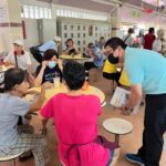 Nicole Seah Instagram - At 216 this morning with @fooseckguan.sg and the EC team. Market visits are critical for us to understand the ground and to also gather feedback, which is usually varied depending on what is of concern to the residents. Today a couple’s feedback was especially provoking as they shared their challenges being a sandwiched class and having to support elderly parents with medical conditions, as well as a child with special needs and psychiatric conditions. They lamented that the current means testing merely checks the number of dependents in a single household and the per capita household income. However in their case, certain layers such as additional medical conditions of family members and out-of-pocket psychiatric expenses for their children are not considered, as well as elderly dependents living in separate household. Therefore the means test might not wholly reflect their financial ability and expenses that they hold. We also had an in-depth discussion on the need for more support in subsidising private healthcare for mental illnesses, and the way mental health patients are assessed in the public healthcare system. This goes back to the crux of what we can do better in terms of policymaking and implementation - While much has been done, we should also constantly work towards inclusivity and ensuring that the varied tapestry of populations are being factored in and considered, especially for circumstances that seem lifelong and complex. On a personal note, grateful for new volunteers and especially a couple who joined us from Bukit Gombak. We are powered by volunteer efforts and pure passion, and that keeps us motivated amidst quieter months. Blk 216 Bedok Hawker Centre