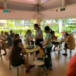 Nicole Seah Instagram - At 216 this morning with @fooseckguan.sg and the EC team. Market visits are critical for us to understand the ground and to also gather feedback, which is usually varied depending on what is of concern to the residents. Today a couple’s feedback was especially provoking as they shared their challenges being a sandwiched class and having to support elderly parents with medical conditions, as well as a child with special needs and psychiatric conditions. They lamented that the current means testing merely checks the number of dependents in a single household and the per capita household income. However in their case, certain layers such as additional medical conditions of family members and out-of-pocket psychiatric expenses for their children are not considered, as well as elderly dependents living in separate household. Therefore the means test might not wholly reflect their financial ability and expenses that they hold. We also had an in-depth discussion on the need for more support in subsidising private healthcare for mental illnesses, and the way mental health patients are assessed in the public healthcare system. This goes back to the crux of what we can do better in terms of policymaking and implementation - While much has been done, we should also constantly work towards inclusivity and ensuring that the varied tapestry of populations are being factored in and considered, especially for circumstances that seem lifelong and complex. On a personal note, grateful for new volunteers and especially a couple who joined us from Bukit Gombak. We are powered by volunteer efforts and pure passion, and that keeps us motivated amidst quieter months. Blk 216 Bedok Hawker Centre