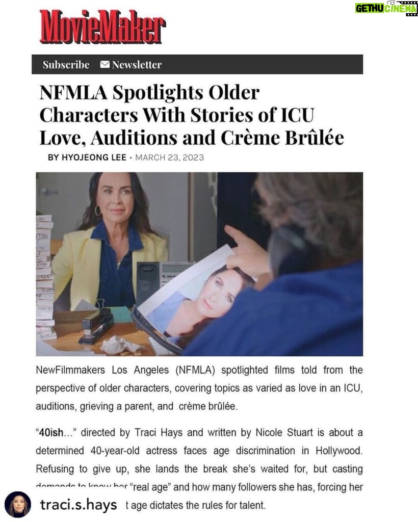 Nicole Stuart Instagram - #repost Thank you @moviemakermag and @nfmla for creating space for a conversation around societal expectation of age. Such an honor to be apart of the conversation with my film @40ishtheshortfilm ⁣ .⁣ .⁣ .⁣ .⁣ .⁣ #actor #actorslife #behindthescenes #cinema #cinematic #cinematography #director #filmcommunity #filmdirector #filmfestival #hollywood #horror #horrormovies #independentfilm #indiefilmmaker #movie #movies #onset #producer #setlife #shortfilm #shortfilmfestival #shortfilmmaking #shortfilms #shortfilmshoot #supportindiefilm #videographer #videography #womeninfilm Downtown Los Angeles, California