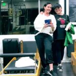 Nicole Stuart Instagram - I just love it when someone @nomipilates refers me her longtime client to train while she’s working in LA amd we do a kick ass pilates session and it’s so much FUN!! So cool to work and meet you @gennaonthemark 😍♥️💯