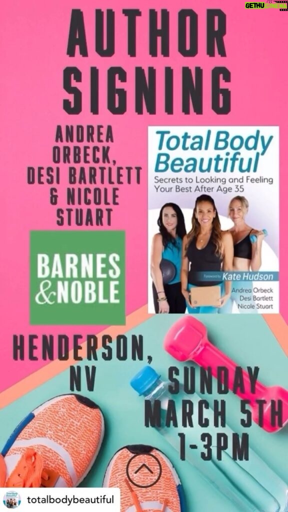 Nicole Stuart Instagram - This is so exciting!!! @totalbodybeautiful ⁣Vegas peeps, @nicolestuartla home town!!! Fellow Vikings and #UNLV ALUM Please some support our book TOTAL BODY BEAUTIFUL!!! Our team @totalbodybeautiful will be in #LasVegas signing books!!! So come on out and get your copy or if you have your copy bring it to @barnesandnoble #henderson and they’ll sign it for you!!!! Sunday March 5th 1-3pm Henderson @mothersintolivingfit @andreaorbeck @humankinetics @nicolestuartla .⁣ .⁣ .⁣ .⁣ ⁣ .⁣ .⁣ .⁣ .⁣ .⁣ #addictionquotes #addictiontreatment #authorlife #authors #authorsofinstagram #booksigning #bookstagram #bookstagrammer #bookstore #lasvegasstrip #localauthor #soberlife #vegas #vegasbaby #vegasbound #vegasfun #vegaslife #vegaslocal #vegasnightlife #vegasnights #vegasparty #vegasready #vegasstrip #vegasstrong #vegastrip #vegasvacation #writerslife