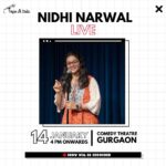 Nidhi Narwal Instagram – Saal ka pehla show hai, Aajao doston! 💖 Ticket link bio mein hai 🎫

Date : 14 Jan 2024
Venue 📍Comedy Theatre, Gurgaon
Time : 4PM onwards 

TICKET LINK IS IN BIO