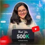 Nidhi Narwal Instagram – YouTube pe humare 500K subscribers hogaye hain doston!
Shukriyaaaaa for making it a “HAPPY” new year for me❤️
Comments mein apni favourite meri kavita batao ✨
Iske badle ek surprise toh tum deserve karte ho… jald mil jaega 🤭
Is saal million paar jaane ke liye how’s the Josh?
#nidhinarwal #youtubechannel #youtubeindia