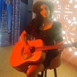 Niharica Raizada Instagram - It has been a dream to be a part of something Ray @abhishekraywild and something Gulzar Love to you both. Musical Guitarist Rudolph Niharica @official_niharica_raizada #Gulzar #AbhishekRay #NiharicaRaizada #OPNayyar Remembering Nanu love you!!!!!