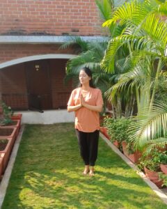 Niharica Raizada Instagram - Day 1 of my retreat at the @abhyasschoolofyoga Calming experience.... Did Surya Namaskar many many times, and will be doing Pranayam 2 times. A very different way of living, but I think a more conscious and higher sense of being type of living. 