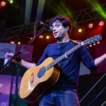 Nikhil D'Souza Instagram - I LOVE being on stage. In fact, the day after is usually a bit of a downer. Playing live to you guys could therefore be a drug of sorts. And I don’t plan on stopping any time soon. Feel free to come up with captions for photo no. 2 #mausamhaipyaar #modernlovemumbaifest @primevideoin @pritishnandycommunications 📸: @ziyaadmedia