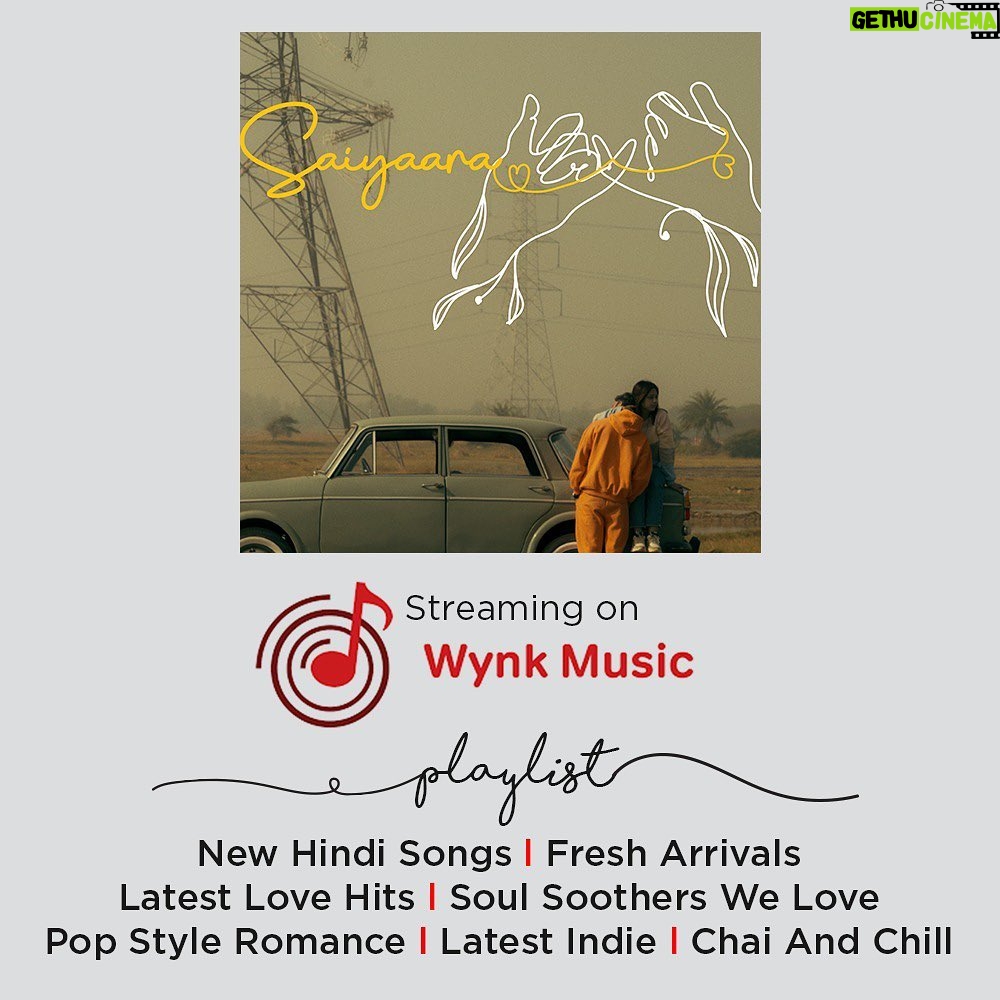 Nikhil D'Souza Instagram - Thanks to our streaming partners for putting Saiyaara on their playlists! And to you guys, the listeners, for all the ❤️ And ❤️❤️🙏🙏 to @voila_digi for always coming through in a big way with our digital distribution. Artwork: @siddhesh.sapte 🍻🙏
