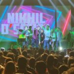 Nikhil D'Souza Instagram - Thank you @mdi_imperium You guys have our ❤️ for singing along to Socho. Scroll => for that epic last song too ;) Band - @ralphmenezs @_mitchmurray @crehyl @chaituontheroll @humayunsiddiqui