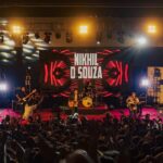 Nikhil D'Souza Instagram - What a wonderful night @techniche_iitguwahati .. You guys were on 🔥 - - - Photos 1-4 and 7 courtesy of @priyangshu_sv @alchemypixels / Photos 5 and 6 taken by our very own @bevenf (keys) and @ox7gen (drums) respectively