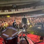 Nikhil D'Souza Instagram - What a wonderful night @techniche_iitguwahati .. You guys were on 🔥 - - - Photos 1-4 and 7 courtesy of @priyangshu_sv @alchemypixels / Photos 5 and 6 taken by our very own @bevenf (keys) and @ox7gen (drums) respectively