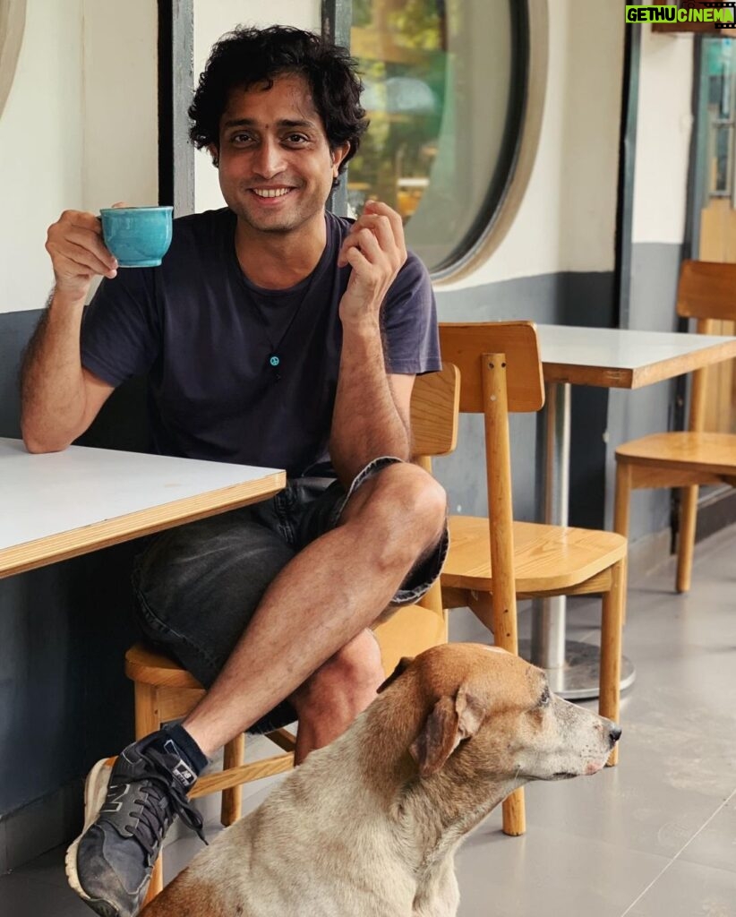 Nikhil D'Souza Instagram - Contemplating the good life over coffee and 🌧 I’m feeling like an 8/10 in terms of happiness. What about you? 📸: @pinkypoonawala