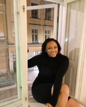 Nikita Uggla Instagram - Ville bara ge André lite stress på slutet där. Puss på dig♥️