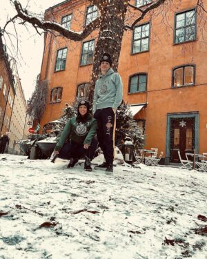 Nikita Uggla Instagram - The family I chose is my family away from home!  Always greatful for my friends that makes me feel safe and like I have a home in the city♥️ #Thefamilythat #GANT #zalandostyle