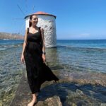 Nikoletta Ralli Instagram - Το μαύρο φόρεμα @billcostfashion ❤️ #summervibes #billcostfashion Leros