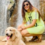 Nimika Ratnakar Instagram - From not so pet friendly to being compassionate towards every animal I meet , you have brought loads of changes in my personality . Not just mine , you have changed the perception of pets in my entire family by showering us with your unconditional love . Thank you for coming into our lives . Happy birthday my dearest BOZZO kinni 😘 #nimika #nimikaratnakar #bozzo #happybirthday #pets #petstagram #petlovers #retriever #dogoftheday #trending #trendingreels #reelsinstagram #reels #viral #kinnikinni #diljitdosanjh #kannada #sandalwood #actress