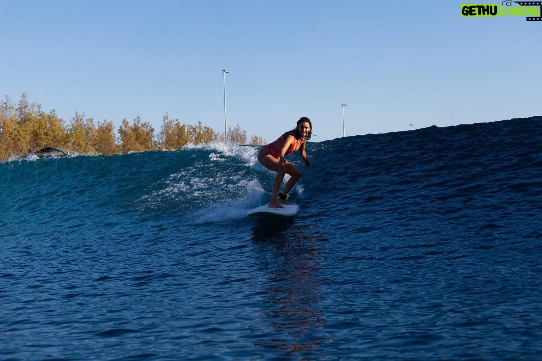 Nina Dobrev Instagram - does this mean ive earned the right to use the chaka emoji now? 🤙🏼 Kelly Slater Wave Co. Surf Ranch