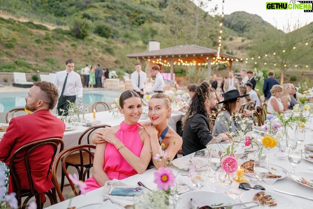Nina Dobrev Instagram - more from @arielle and @mattcutshall ‘s magical wedding!!!! 🥰🥰🥰🥰🥰 #tbt
