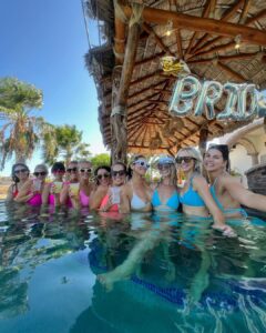 Nina Dobrev Instagram - first stop: Cabo 🏝️ next stop: pool third stop: celebrate @marymillermethod #LetsGetMaryied 💍