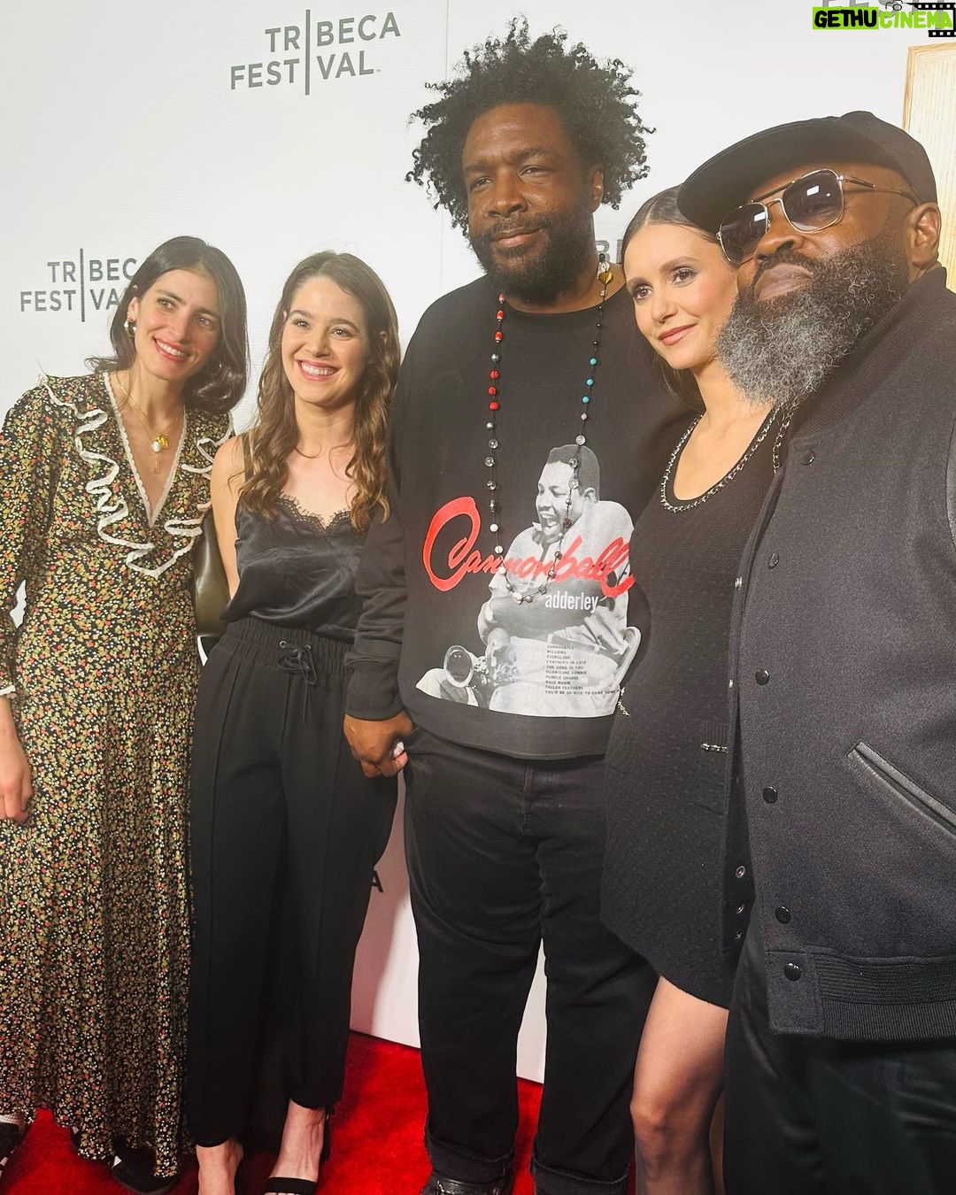 Nina Dobrev Instagram - So incredibly honored and excited that ‘The League’ premiered at the Tribeca film festival last night. This documentary has been years in the making, I’m so proud of everyone who brought this to life from our acclaimed director Sam Pollard to amazing producers @questlove @zarahzohlman @jag289 @blackthought @jen_isaacson @byronmotleymusic @radicalmedia @magnoliapics and many many others. The League tells the incredibly poignant and important history of segregation and integration in baseball through the lens of racism in America using newly found archival footage and interviews. I’m so proud to have been a part of this powerful film as an Executive Producer, which will be in AMC theaters July 7th, and digital platforms July 14th. #TribecaFilmFestival
