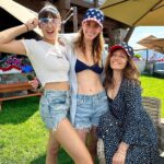 Nina Dobrev Instagram – Happy fourth everyone. Be safe, it’s dangerous out there. Take it from @keleighteller and I 🫣❤️🩹😂🤟🏼
#teamUSA #topgun