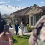Nina Dobrev Instagram - the perfect day for the perfect pair ♥️ I couldn’t be happier to celebrate @arielle & @mattcutshall ’s one of a kind love on their special day as they say “I DO”. YOU DID THE DAMN THING! I love you both so much 😭. #NEWLYWEDS #FriendZoneToEndZone