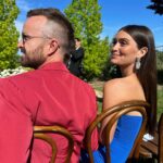 Nina Dobrev Instagram - the perfect day for the perfect pair ♥️ I couldn’t be happier to celebrate @arielle & @mattcutshall ’s one of a kind love on their special day as they say “I DO”. YOU DID THE DAMN THING! I love you both so much 😭. #NEWLYWEDS #FriendZoneToEndZone