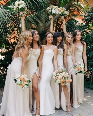 Nina Dobrev Instagram - So happy i got to be by your side on your special day Nicole 🥹. It was absolutely magical, the best day celebrating the Bruno’s 🤍  same time next week @nobread @benbrunotraining ? 💍 I LOVE YOU BOTH