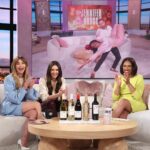 Nina Dobrev Instagram - still on cloud wine from the @jenniferhudsonshow with my two J’s. @juleshough & @iamjhud 🍷