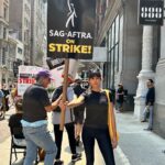 Nina Dobrev Instagram – We’re not gonna take it anymore #SAGAFTRAstrong 💪🏼 New York City