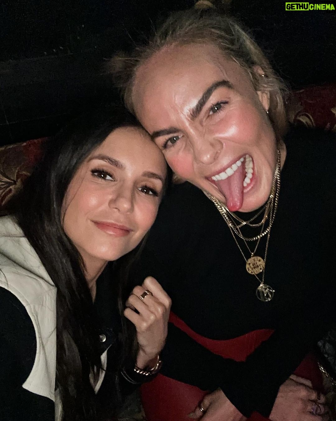 Nina Dobrev Instagram - happy belated bday @jessicaszohr you sexy green machine! 💚💚💚 what happens in Vegas stays in (my security camera footage) Vegas! Love you to the moon and back Las Vegas, Nevada