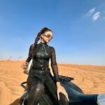 Nisha Guragain Instagram – You move different when you Learn your power…..✨ Desert Safari Dubai
