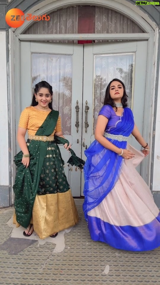 Nisha Ravikrishnan Instagram - The Sisters Are Back With A Cute One😍😍 #TrendingReelsOnZee #ZeeOnTheGoReels #AmmayiGaru #ZeeTelugu @nisha_ravikrishnanoffl_ @meghana.sunil27