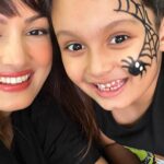 Nisha Rawal Instagram - ☠️ The Halloween Vlog is live now! I may not be able to post stuff real-time because a lot of milestones are taking place in my life as I type, but what’s important to me is I show up ♥️ Let’s welcome Diwali and clean the cobwebs! Full video on my YouTube channel