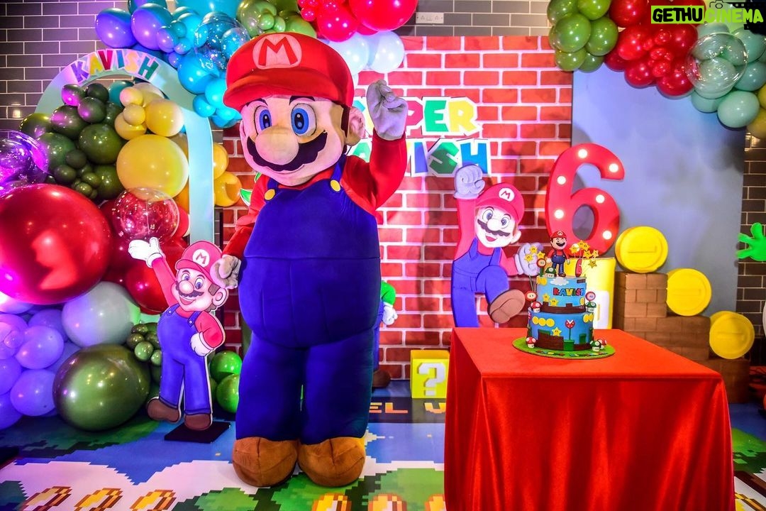 Nisha Rawal Instagram - ♥️ And he said he wanted to meet SUPER MARIO for his 6th birthday, so we made it happen! Happy Birthday my Littloo ♥️ . . . . . . . . A memorable birthday party and all the following wonderful people are to thank: 🍄 This cute venue | @jumbletumblekids 🍄The lovely MARIO theme decor | @scribbleandpop_events 🍄Super Yummy cake | DCAKECREATIONS @dcakecreations 🍄Moments captured by | @prathameshbhosale09 & Kaustubh 🍄My most favourite brand for toys & stationary as return gifts | @scoobiesstores 🍄My most favourite books as return gifts | @t4tales 🍄The lovely tatoo artiste | @its_priiya 🍄Yummy Candy Floss | @cottoncandycasa 🍄My best team ever without whom this would never have been possible | @filmynarulaentertainment - a huge shout out to each one of u - Harmaan, Anupama, Harsha, Aashi 🤗 To all the friends who made it, a big thank you for all the love and blessings for my Littloo! To all who couldn’t make it, your presence was dearly missed! . . . . . . . . . . . . . . . . . . . . . #HappyBirthdayKavish #KavishMehraturns6 Head to my stories for more fun from the party! Jumble Tumble