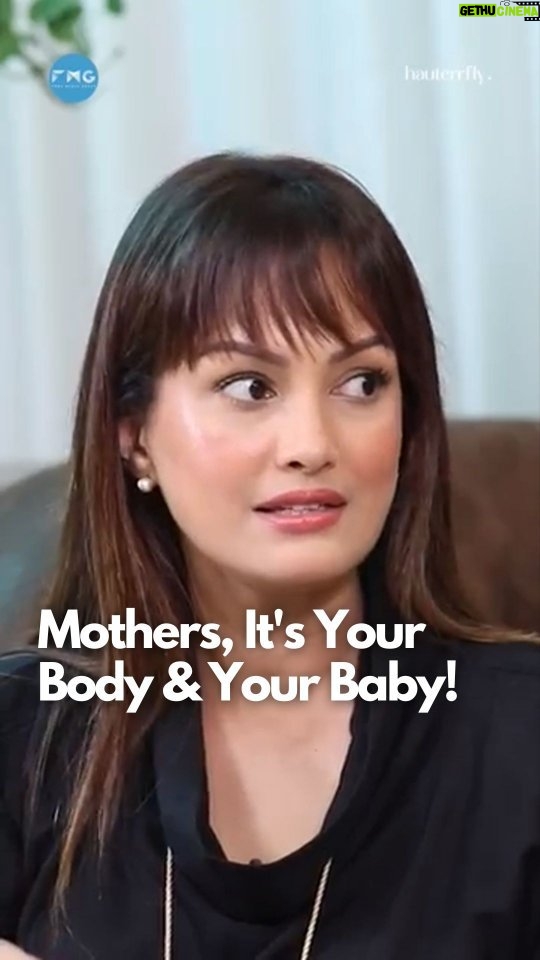 Nisha Rawal Instagram - Nisha Rawal's has a message to all newbie mothers out there! Watch the whole episode on The Male Feminist ft. @missnisharawal exclusively on Hauterrfly Wardrobe courtesy - @ri.dg.ed (Nisha Rawal, Motherhood, Momlife, New Moms)