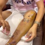 Nisha Rawal Instagram - ♥️ For all the healing wishes coming my way through comments, DMs, prayers, visits from loved ones, friends and family…#Gratitude is all I feel ❤️‍🩹 Update on my recovery from the accident where I had multiple fractures on my left leg, followed by surgery where a rod was implanted from my knee to my ankle! I am taking good care of myself! The swelling & pain both are better by 75% and the scans that are being done to track the progress of my bones, are positive! Painkillers have been considerably reduced and my drowsiness has gone! I walk with the walker and can’t put weight on my fractured leg yet but, soon I will be wheelchair bound and then there’s no stopping me! I can then go to the mall, coffee shop, salon and take Kavish out for his weekends! I have also started working on my YouTube channel slowly, picking from where I left, although plans have changed but what is life without a few improvisations and tweaks! Today I feel better, tomorrow I shall feel stronger & then together we shall #SpreadTheLove ♥️ A BIG bear hug to each of my well-wishers! And for those who feel this is “KARMA” I am glad, I am paying it off with grace! My faith is unshakeable in HIM 🙏 . . . . #NishaRawalReels #NishaRawal #PostOpRecovery #GodIsKind #KarmaIsAnAwesomeThing #TibialFractureRecovery