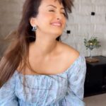 Nisha Rawal Instagram - ♥️ Life will bog you down but pat your back because you show up everyday, and that, my sisters, requires courage! You inspire me! Getting ready is sacred to me, and I do it to feel beautiful and thank myself everyday for being there! ☑️ Dress | Hill Road, Bandra shopping thanx to my Gullu Rani @sakshigulati10 ☑️Earrings | my designer friend @iamkenferns ☑️Ring | My Old Collection ☑️Watch | @guesswatches ☑️Footwear | @1clickgrab (old collection) . . . . . . . . .