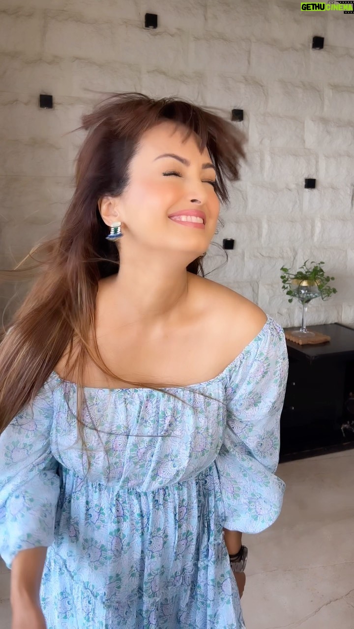 Nisha Rawal Instagram - ♥️ Life will bog you down but pat your back because you show up everyday, and that, my sisters, requires courage! You inspire me! Getting ready is sacred to me, and I do it to feel beautiful and thank myself everyday for being there! ☑️ Dress | Hill Road, Bandra shopping thanx to my Gullu Rani @sakshigulati10 ☑️Earrings | my designer friend @iamkenferns ☑️Ring | My Old Collection ☑️Watch | @guesswatches ☑️Footwear | @1clickgrab (old collection) . . . . . . . . .