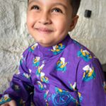 Nisha Rawal Instagram - 🙏 Kavish’s name comes from “कविश” which is also one among the many beautiful names of Lord Ganesha! So, with my little Ganesh by my side, I wish u happy festivities this #GaneshChathurthi May the almighty ward away all evil and bring joy, peace and prosperity to your lives! #GaneshChathurthi2023 . . . . . Outfits: @bunaai @style.diva22