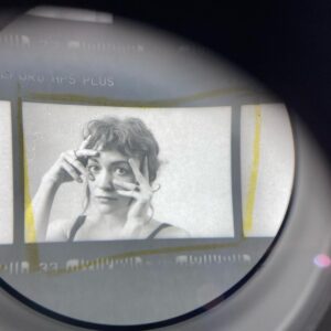 Noël Wells Instagram - i took another class at @theschooloflight. This time I photographed my friend @brittle - a multi hyphenate supreme beauty who is also currently starring in the fucking awesome show Severance. She sent me some pics of Patti Smith and then a few glam shots for inspo which was perfect because all I did during the pandemic was look at old magazines and caught up on great glam and rock photographers... and then I got to shoot on a Hasselblad ooh lala. I didn't have time to print many but this was my first time taking actual film portraits and I think we nailed it. Thanks again Andrew and I love you Britt you are very talented.