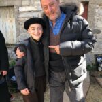 Noah Schnapp Instagram - Another great day of filming with grand-père #jeanreno #waitingforanya Lées-Athas, Aquitaine, France