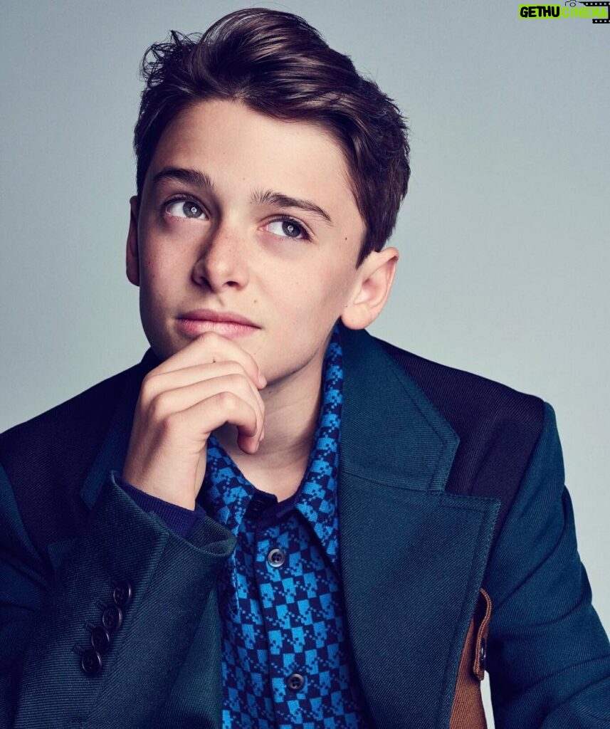 Noah Schnapp Instagram - So excited for @lofficielhommes latest issue to come out Oct 26 #prada @jenjalouse @ericraydavidson @mrbrendanjay New York, New York