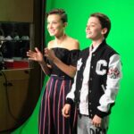 Noah Schnapp Instagram - Green screening it in London today for #strangerthings2 #rootscanada London, United Kingdom