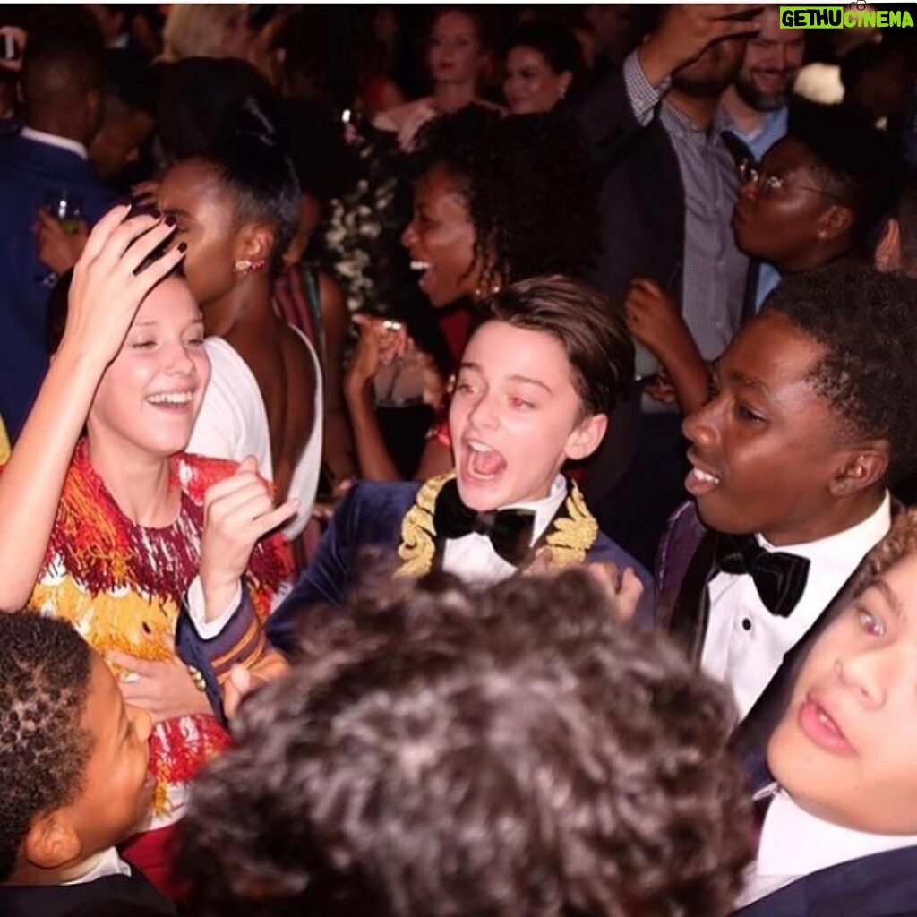 Noah Schnapp Instagram - I really need to learn to keep my mouth shut #emmys2017 Los Angeles, California