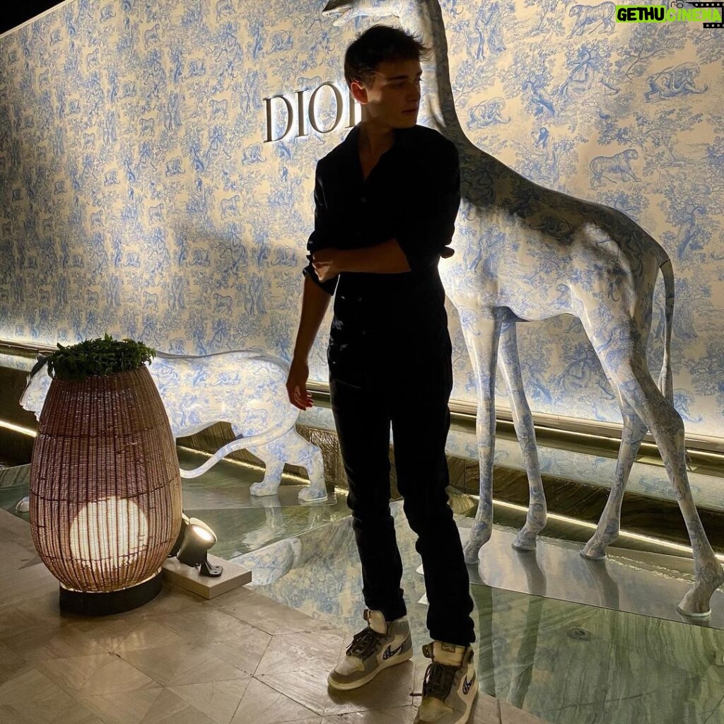 Noah Schnapp Instagram - Dior x Dior Four Seasons Resort Dubai at Jumeirah Beach