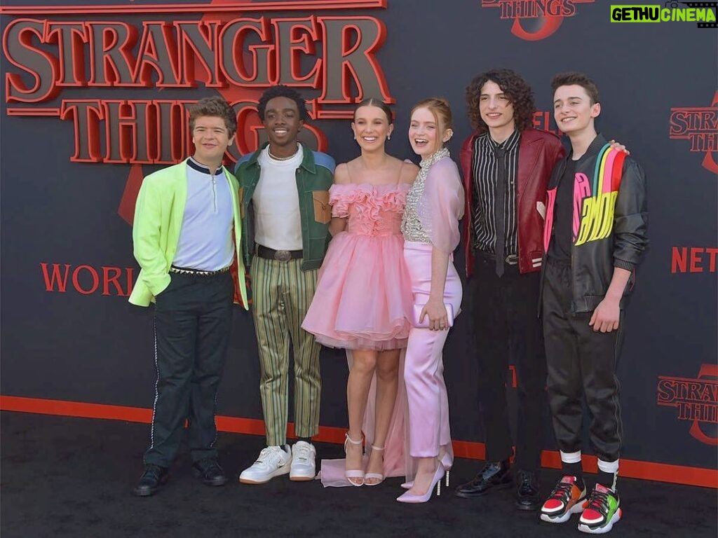 Noah Schnapp Instagram - happy 4 year anniversary to my favorite show and favorite group of people in the whole world