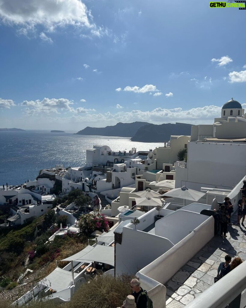 Noah Schnapp Instagram - World traveler Santorini, Greece